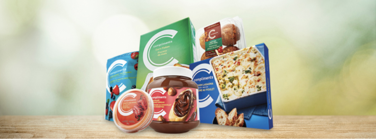 An image representing products of Compliments brand.